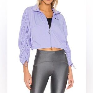 Nike Women's Lavender Cropped Jacket